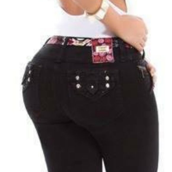 🇨🇴DUCHESS Jeans, Colombian Butt Lifter Mom Jean - Picture 3 of 10